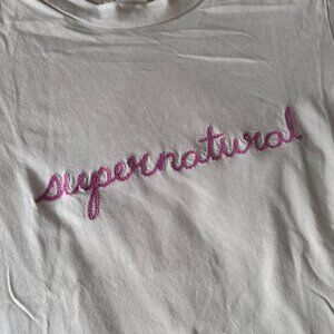Spiritual Gangster Supernatural Aurora Crew Boxy Tee sz S